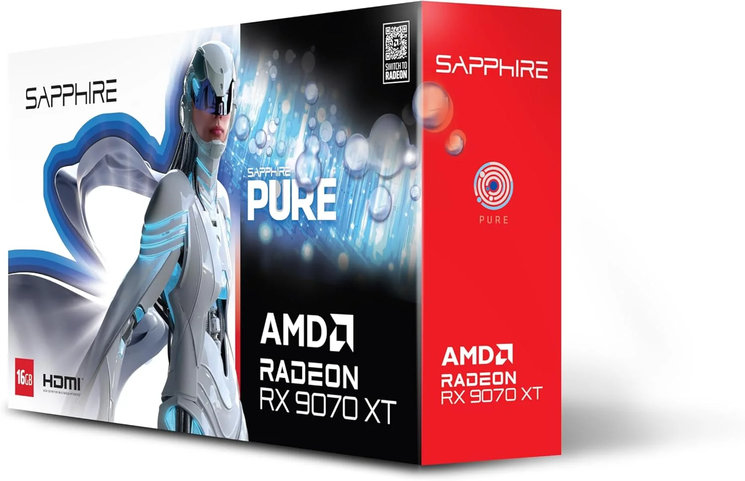 کارت گرافیک سافایر Pure AMD Radeon RX 9070 XT با 16 گیگابایت حافظه GDDR6 و FSR 4 کارت گرافیک سافایر Pure AMD Radeon RX 9070 XT با 16 گیگابایت حافظه GDDR6 و FSR 4