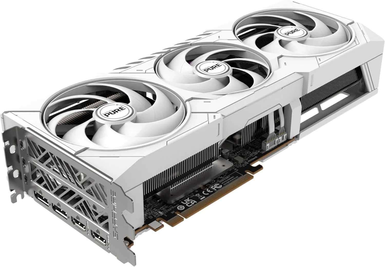 کارت گرافیک گیمینگ سافایر PURE AMD RADEON™ RX 9070T OC با 16 گیگابایت GDDR6، AMD RDNA 4 - تصویر 3 کارت گرافیک گیمینگ سافایر PURE AMD RADEON™ RX 9070T OC با 16 گیگابایت GDDR6، AMD RDNA 4 - تصویر 3