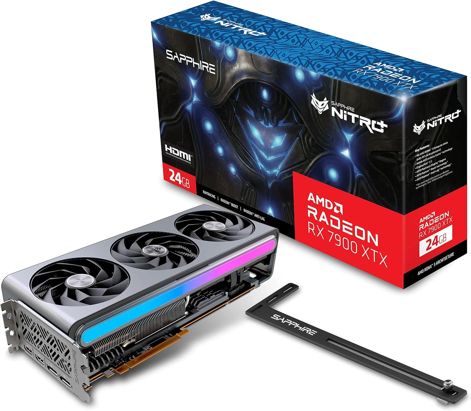 کارت گرافیک سافایر مدل Nitro+ RX 7900 XTX ظرفیت 24 گیگابایت کارت گرافیک سافایر مدل Nitro+ RX 7900 XTX ظرفیت 24 گیگابایت