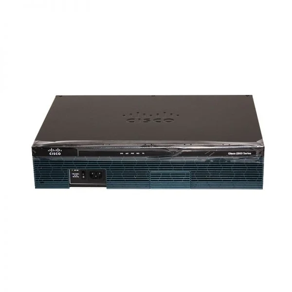 سیسکو CISCO2911/K9، روتر سیسکو 2911، دارای 3 پورت GE/4 پورت EHWIC/512 مگابایت DRAM