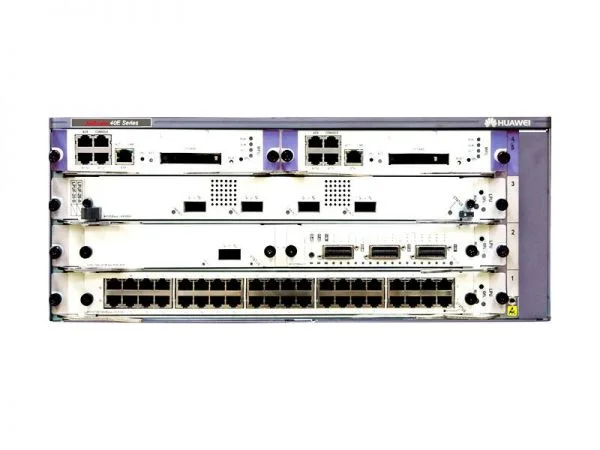 CR5P03BASD71، روتر Huawei NE40E-X3، دارای 2 پردازنده اصلی/2 منبع تغذیه DC/بدون نرم‌افزار