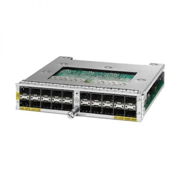 A9K-MPA-20x1GE، آداپتور پورت ماژولار روتر سیسکو ASR 9000، پورت 20x1GE / قابلیت تعویض سریع / طراحی ماژولار