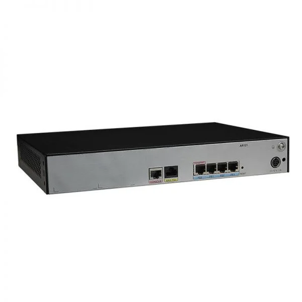روتر هوآوی AR121W، دارای 1 پورت WAN با سرعت 1FE، دارای 4 پورت LAN با سرعت 4FE، وای فای 2.4G