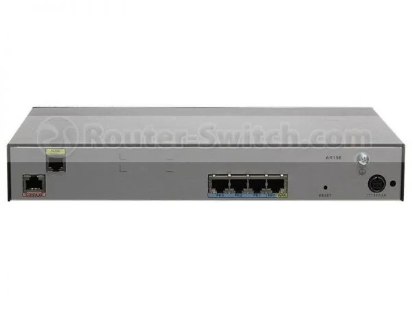 روتر سری Huawei AR مدل AR156، با پورت ADSL2+ Annex B/J WAN، چهار پورت LAN با سرعت 10/100 و یک پورت USB