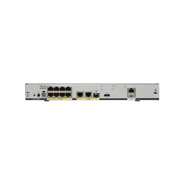 C1111-8PLTELAWD، روتر سیسکو ISR 1100، دارای 8 پورت GE PoE/4G LTE/802.11ac WiFi