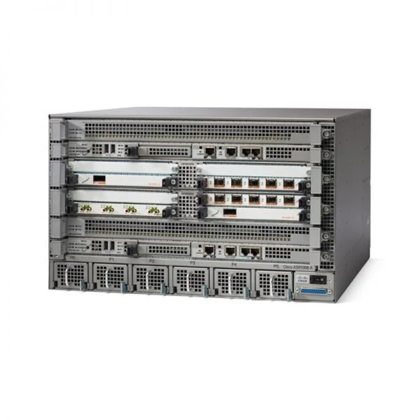 ASR1006-X، روتر سری Cisco ASR1000، شاسی 6 اسلات / منبع تغذیه اضافی / بدون فن