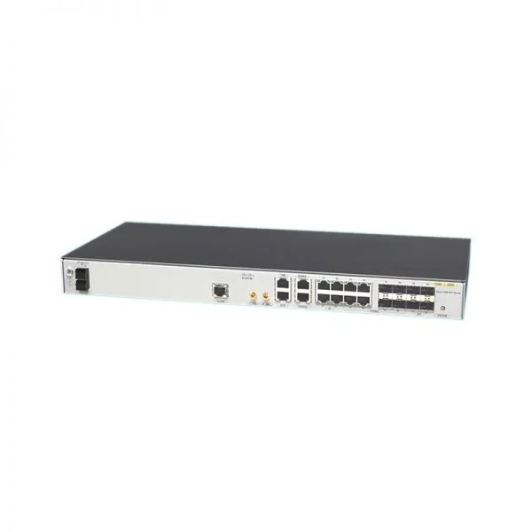 روتر سیسکو ASR 901 مدل A901-12C-F-D، دارای 12 پورت GE Combo / 2 پورت 10GE SFP+ / بدون فن