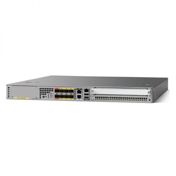 روتر سری Cisco ONE ASR1000 مدل C1-ASR1001-HX/K9، با ظرفیت پردازش 20Gbps، دارای 4 پورت 10GE و 8GB حافظه
