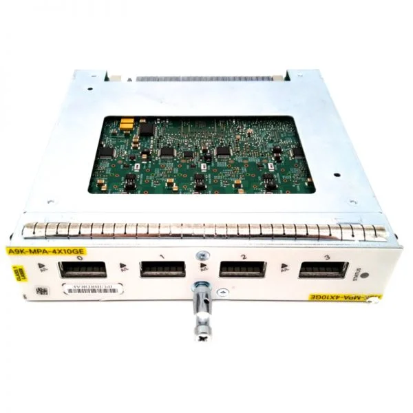 سیسکو ASR 9000 روتر، A9K-4PT-CM-SEL3P، دارای 4 پورت 100GE / بسته نرم افزاری 8 پورت 100GE LC/SE L3P