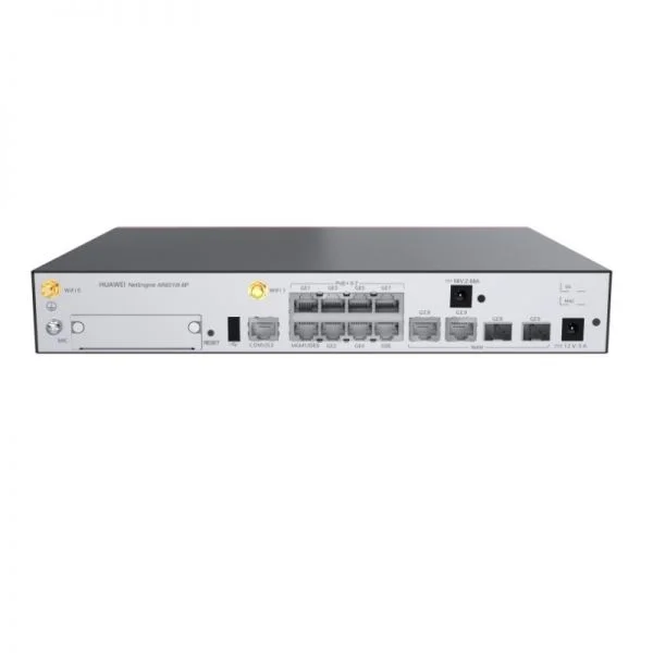 روتر سری Huawei AR650 مدل AR651W-8P، دارای 2 پورت GE WAN، 8 پورت GE PoE+ و استاندارد 802.11ac