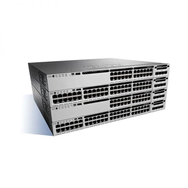 سوییچ سیسکو کاتالیست WS-C3850-16XS-S، دارای 16 پورت 10GE SFP+/1 اسلات ماژول/منبع تغذیه 350W