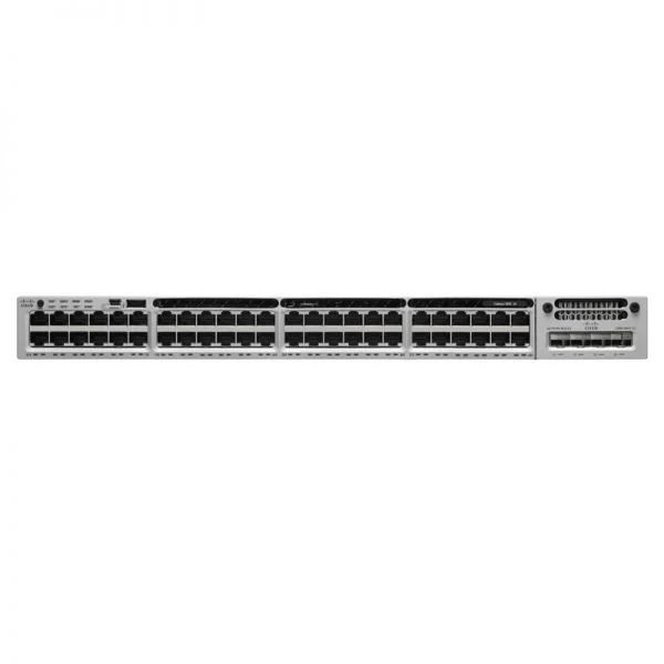 WS-C3850-48F-L، سوئیچ سیسکو کاتالیست، 48 پورت 1G POE+/قابل انباشت/LAN Base