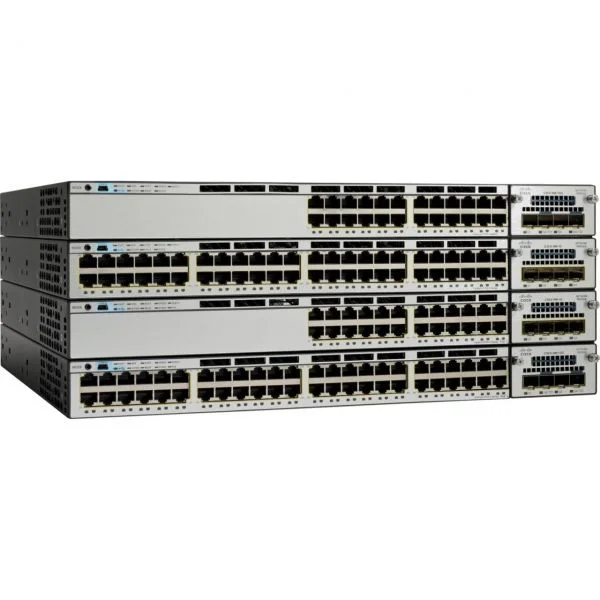 WS-C3850-48U-E، سوئیچ سیسکو Catalyst C3850، دارای 48 پورت 1G UPOE/ لایه 3/ قابلیت Stackable