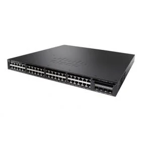 سوییچ سیسکو Catalyst 3650 مدل WS-C3650-48PWD-S، دارای 48 پورت 1G POE+/2 پورت آپلینک 10G/5 لایسنس AP