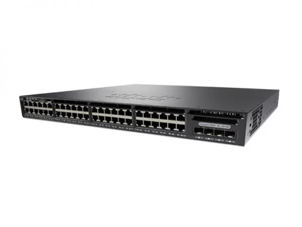 WS-C3650-48TQ-L، سوئیچ سیسکو Catalyst 3650، دارای 48 پورت GE Data و 4 پورت آپلینک 10G و LAN Base