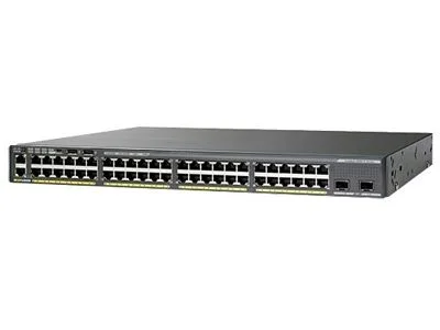 WS-C2960XR-48LPD-I، سوئیچ سیسکو کاتالیست 2960-XR، دارای 48 پورت گیگابیتی PoE با توان 370 وات و 2 پورت 10G SFP+/IP Lite