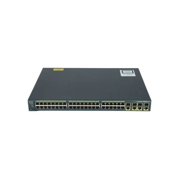 WS-C2960G-48TC-L، سوئیچ سیسکو کاتالیست، 48x10/100/1000، 4xSFP، LAN Base