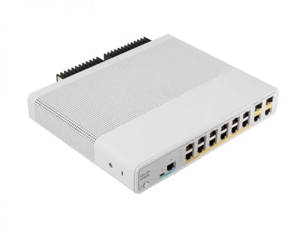 WS-C3560C-12PC-S، سوئیچ سیسکو Catalyst 3560C، دارای 12 پورت FE PoE / 2 پورت آپلینک دوگانه / IP Base