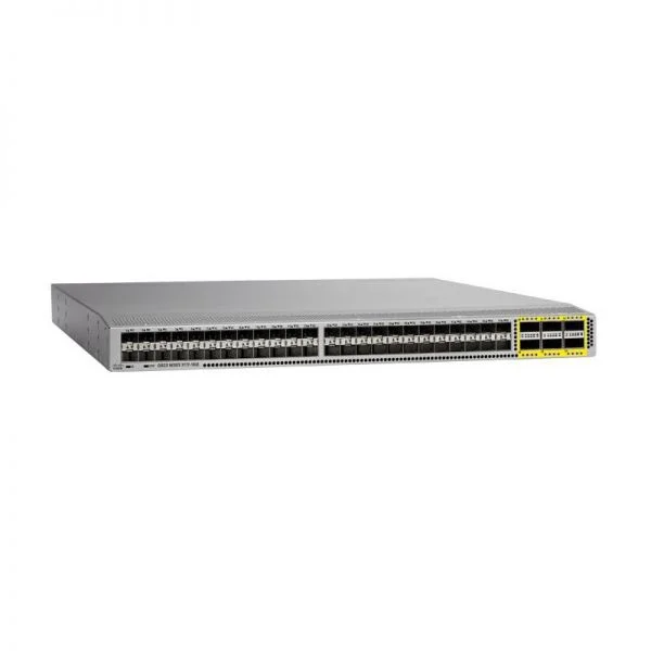 سوئیچ سیسکو Nexus 3172PQ مدل N3K-C3172PQ-10GE، شاسی با 48 پورت SFP+ و 6 پورت QSFP+