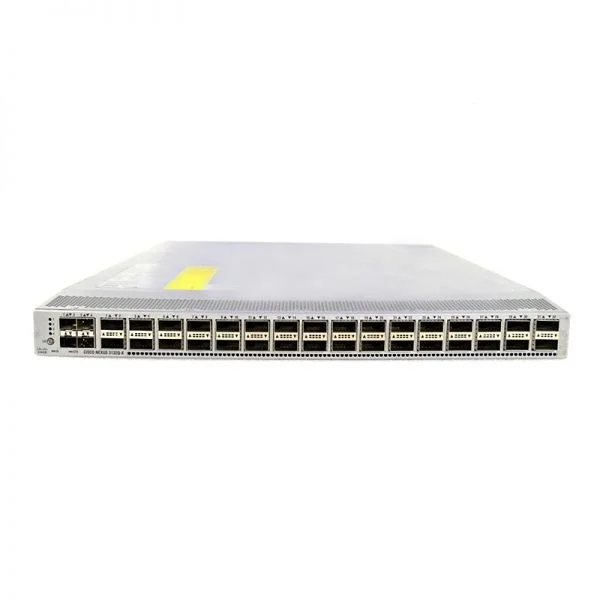 سوییچ سیسکو Nexus 3132Q-X مدل N3K-C3132Q-40GX، دارای 32 پورت QSFP+، فرم فاکتور 1RU، بدون منبع تغذیه