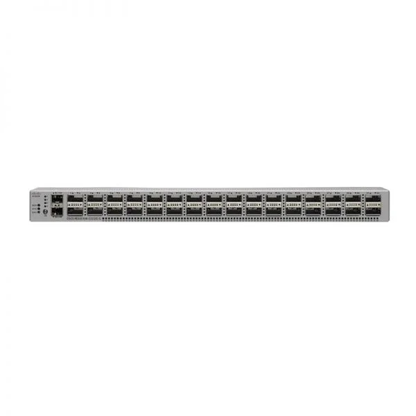 سوئیچ سیسکو Nexus 3232C مدل C1-N3K-C3232C، دارای 32 پورت 100G با تاخیر کم و پشتیبانی از لایه 3