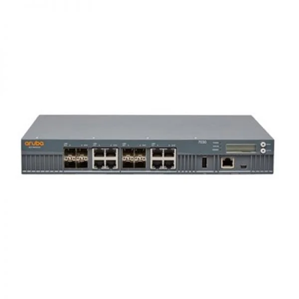 JW686A، کنترلر شعبه Aruba 7030، پشتیبانی از 64 نقطه دسترسی/استقرار شعبه/بدون فن و منبع تغذیه