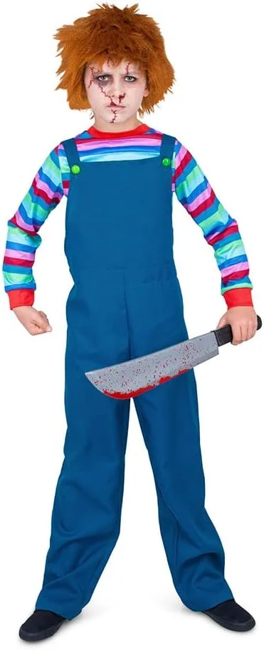 لباس هالووین عروسکی ترسناک Mad Toys با تم شبح وار، سایز 11-12 سال