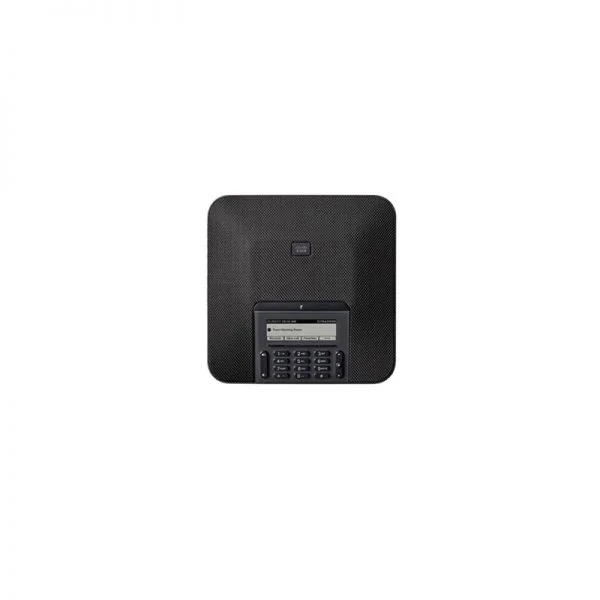 تلفن کنفرانس تحت شبکه سیسکو مدل CP-7832-3PW-NA-K9=، دارای صفحه نمایش 3.7 اینچی، پشتیبانی از PoE و اسپلیتر برق