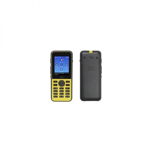 تلفن IP بی‌سیم سیسکو CP-8821-EX-K9-BUN، ایمن، شامل باتری و آداپتور برق