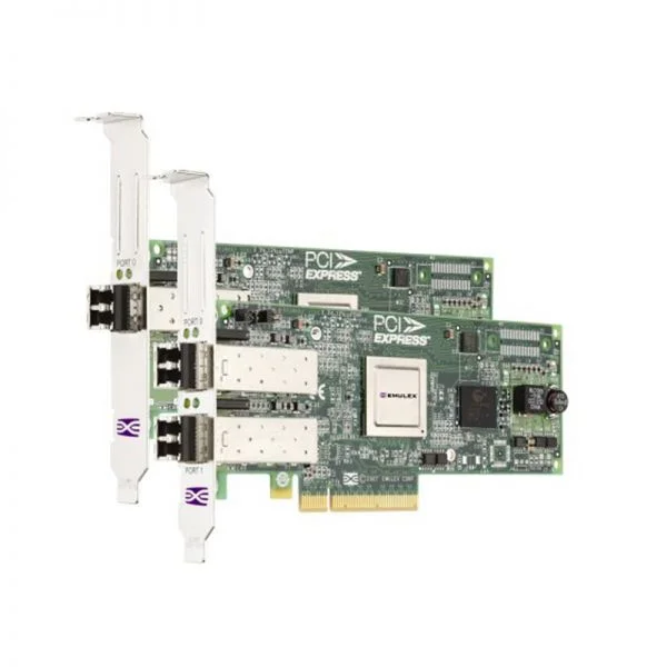 آداپتور باس میزبان فیبر کانال تک پورت EMULEX-HBA-1150-8GB-PCI-E-8G، EMULEX HBA 1150، کارت HBA، 8 گیگابیت بر ثانیه، PCI-E، تک پورت