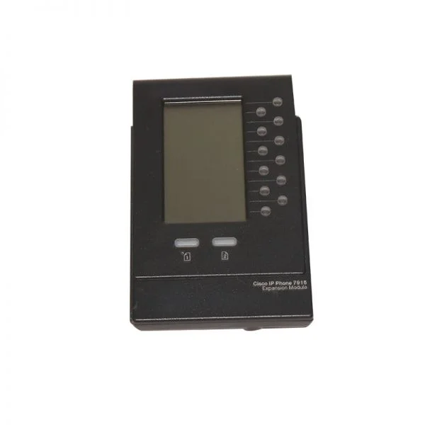 ماژول توسعه تلفن IP سیسکو CP-7915 سری 7900، دارای 14 کلید اضافی، صفحه نمایش LCD، مقیاس خاکستری