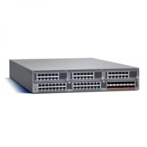 N5K-C5596T-FA، سوئیچ سیسکو نکسوس 5596T، دارای 32 پورت ثابت 10GT/16xSFP+، دو منبع تغذیه و 4 فن