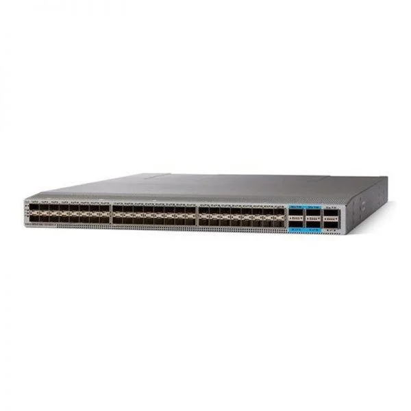 سوئیچ سیسکو نکسوس 9000 مدل C1-N9K-C92160-B18Q، دارای 8 پورت QSFP-40G-SR-BD/160x10G/بدون منبع تغذیه