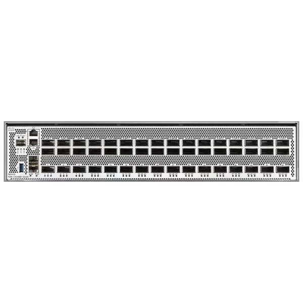 سوئیچ سیسکو Nexus 9300 مدل N9K-C9348D-GX2A، با ۴۸ پورت QSFP-DD 400G، منبع تغذیه Hot-swap و ظرفیت Fabric ۱.۲ ترابیت بر ثانیه