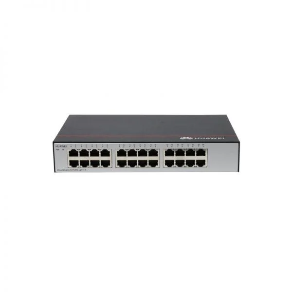 سوئیچ سری S هوآوی مدل S1730S-L24T-A، دارای 24 پورت GE RJ45 و منبع تغذیه AC