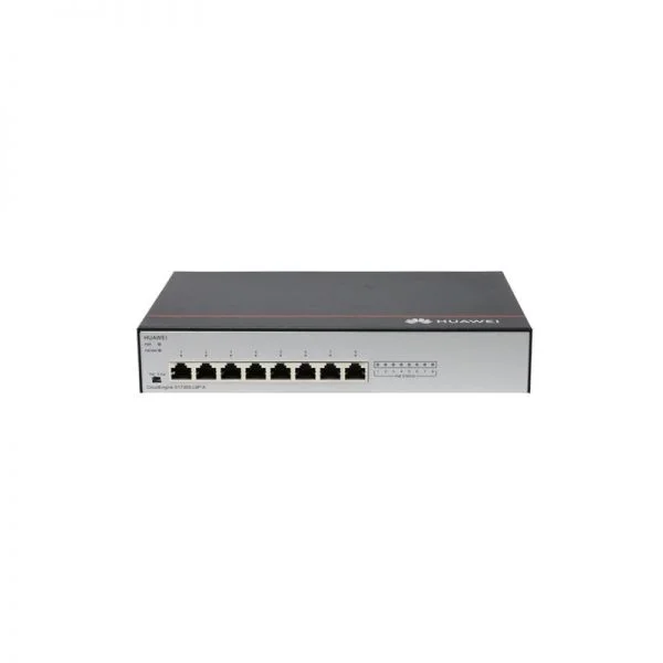 S1730S-L8P-A، سوئیچ Huawei S1700، دارای 8 پورت GE/PoE+/منبع تغذیه AC