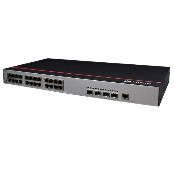 سوئیچ Huawei S1730S مدل S1730S-S24P4S-A1، دارای 24 پورت GE RJ45 و 4 پورت GE SFP با قابلیت PoE+