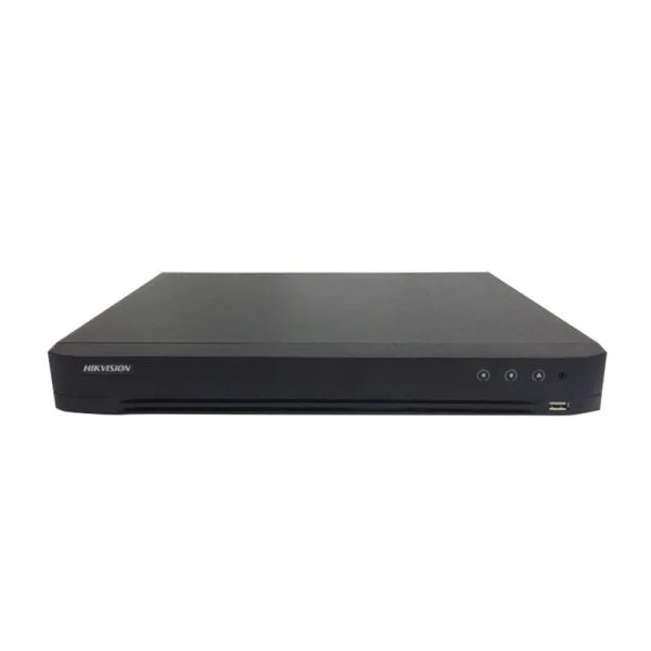 دستگاه ضبط ویدیویی هایک ویژن سری iDS-7200 مدل iDS-7208HUHI-K2/4S، هشت کانال 1080p@25fps، تشخیص انسان/خودرو 4 کانال، ورودی 16 دوربین IP