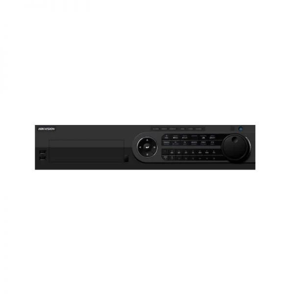 دستگاه ضبط ویدیویی هایک ویژن DS-8132HUHI-K8، سری DS-8100HUHI، ۳۲ کانال ۱۰۸۰p با نرخ فریم واقعی، ۴۸ ورودی دوربین IP، ۸ هارد دیسک ۱۰ ترابایتی SATA