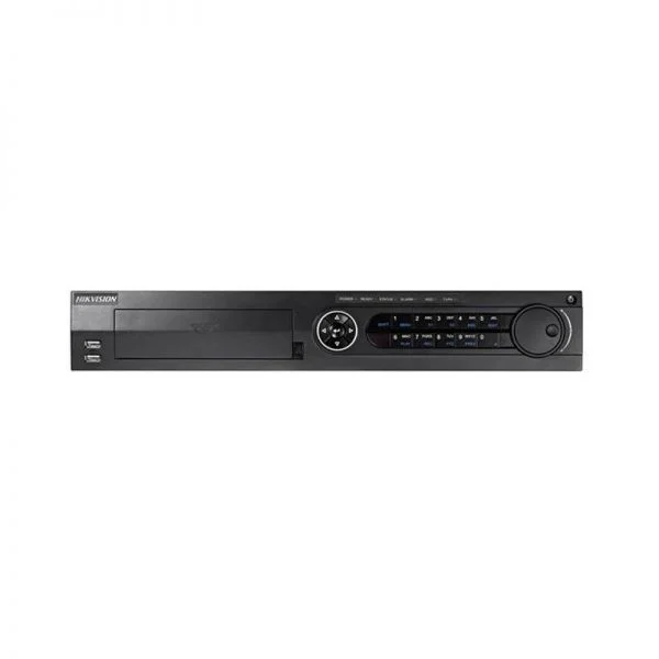 دستگاه ضبط ویدیویی هایک ویژن سری DS-8100HUHI مدل DS-8116HUHI-K8، شانزده کانال 1080p@25fps/8MP@8fps/8x10TB SATA
