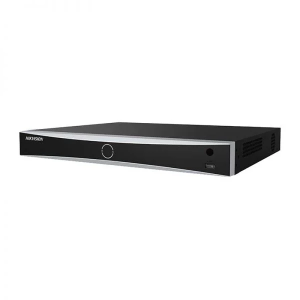 دستگاه ضبط ویدیویی تحت شبکه هایک ویژن مدل DS-7616NXI-I2/16P/S، شانزده کاناله 4K با 16 پورت POE و فرم فاکتور 1U به همراه تکنولوژی AcuSense