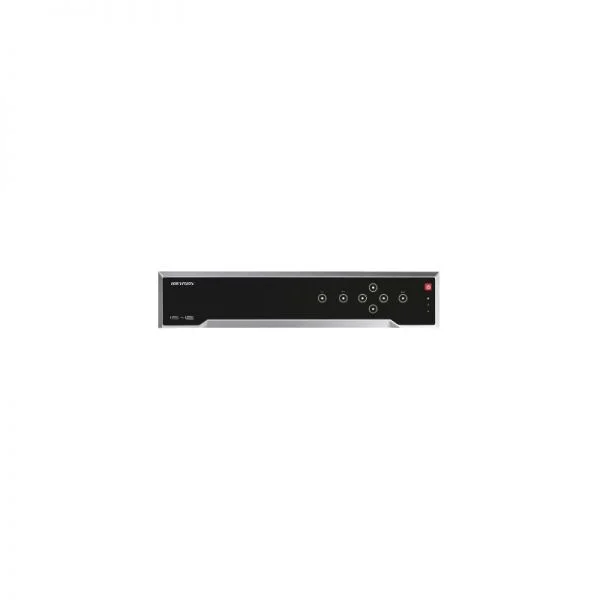 دستگاه ضبط ویدیویی تحت شبکه هایک ویژن سری DS-7700 مدل DS-7732NI-I4/16P(B) با 32 کانال، 16 پورت PoE و خروجی 4K