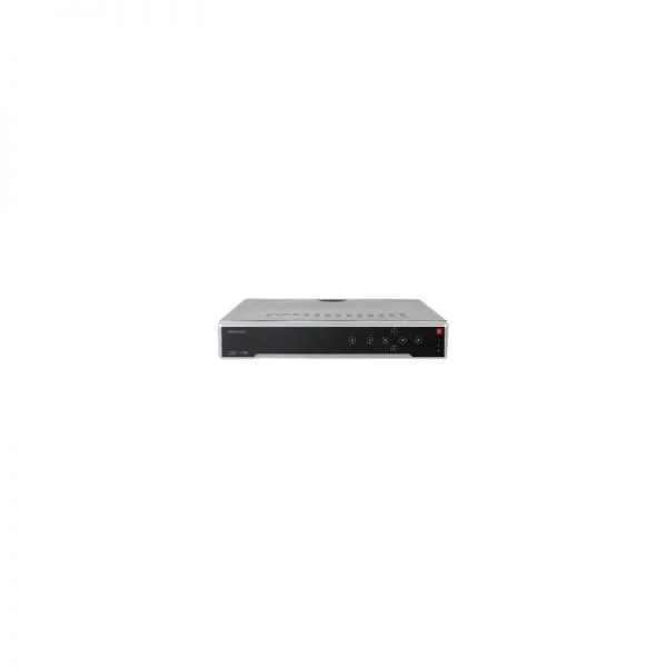 دستگاه ضبط ویدیویی تحت شبکه هایک ویژن سری DS-7700 مدل DS-7732NI-I4/24P، با ۳۲ کانال/۲۴ پورت PoE/4K