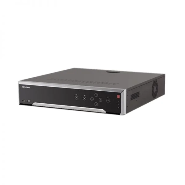 دستگاه ضبط ویدیویی تحت شبکه هایک ویژن سری DS-8600 مدل DS-8632NI-K8، پهنای باند 256/160 مگابیت بر ثانیه، 8 عدد SATA با ظرفیت 6 ترابایت، 16 ورودی/4 خروجی آلارم