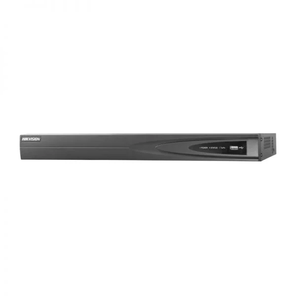 دستگاه ضبط ویدیویی تحت شبکه هایک ویژن مدل DS-7608NI-E2، پهنای باند 80Mbps، هارد SATA تا 4 ترابایت، 4 کانال ورودی/خروجی آلارم