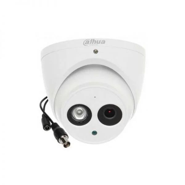 دوربین دام داهوا سری HAC مدل HAC-HDW1200EM-A-S5، دوربین HDCVI با کیفیت 2 مگاپیکسل، دارای IR و صدا