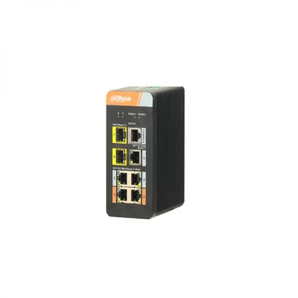 سوئیچ صنعتی داهوا PFS4207-4GT-DP، 7 پورت گیگابیت / 4 پورت PoE (مدیریتی)