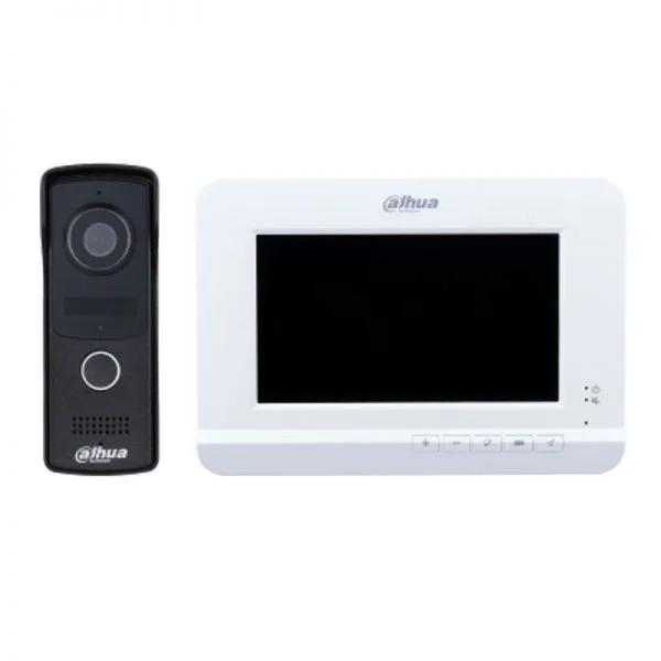 کیت آیفون تصویری داهوا سری VTK-VTH2020DW، اتصال ۴ سیمه / مانیتور داخلی / پنل خارجی