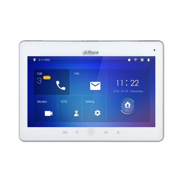 VTH5241DW-S2، مانیتور داخلی سری VTH داهوا، صفحه لمسی 7 اینچی/Wi-Fi/صدای دو طرفه