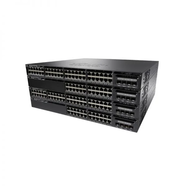 WS-C3650-12X48UQ-L، سوئیچ سیسکو کاتالیست 3650، 12x10G UPOE/36x1G UPOE/4x10G SFP+